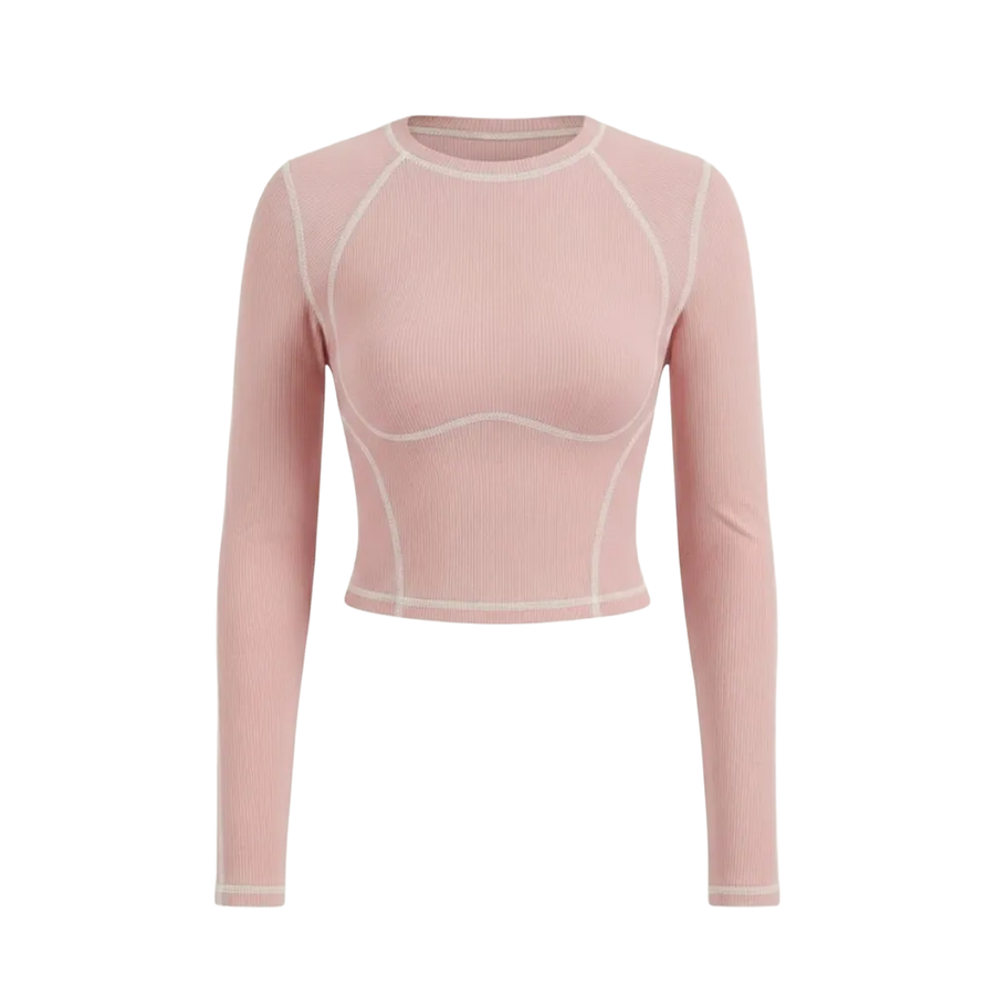 Sknny B*tch Aero Sculpt Powder Pink Active Tee