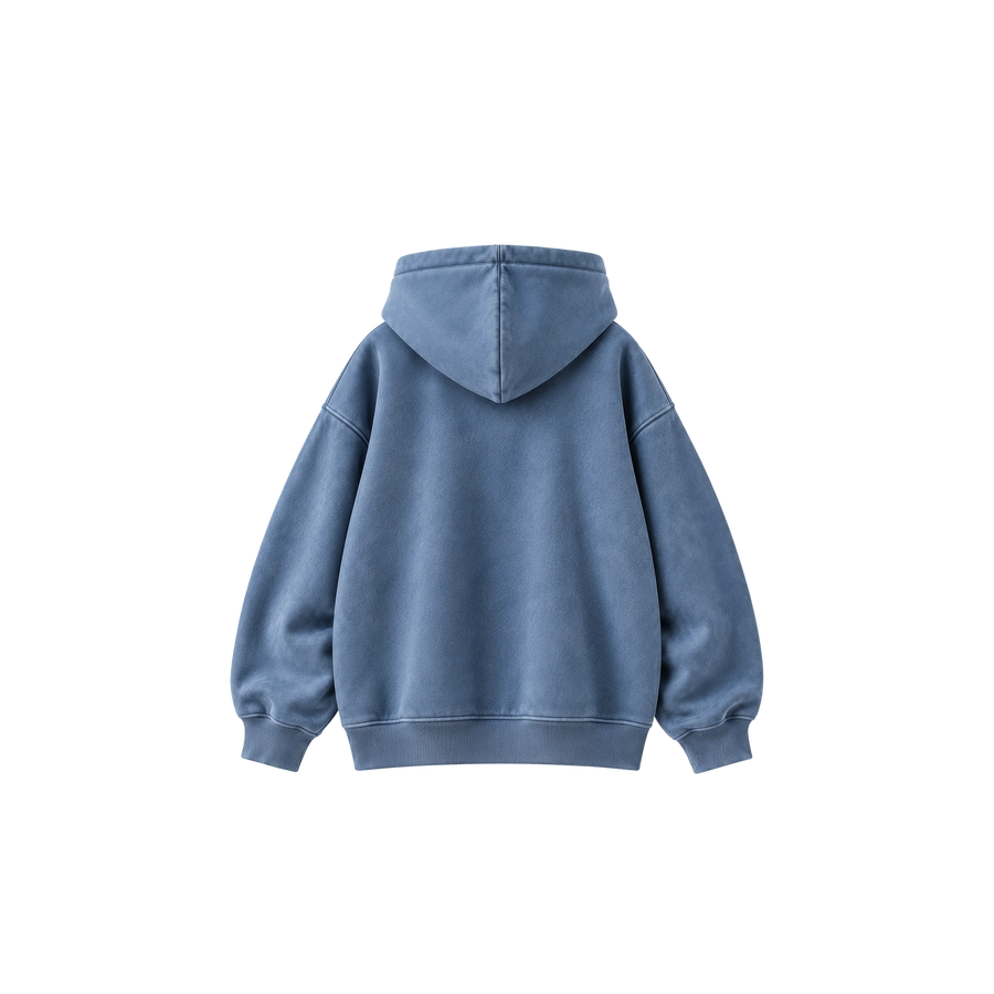 Skinny Bitch After Hours Blue Acid Wash Hoodie
