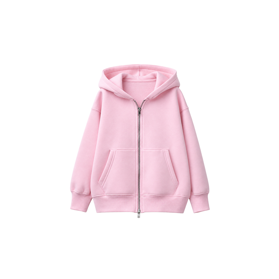 Skinny Bitch Motion Powder Pink Zip-Up Hoodie