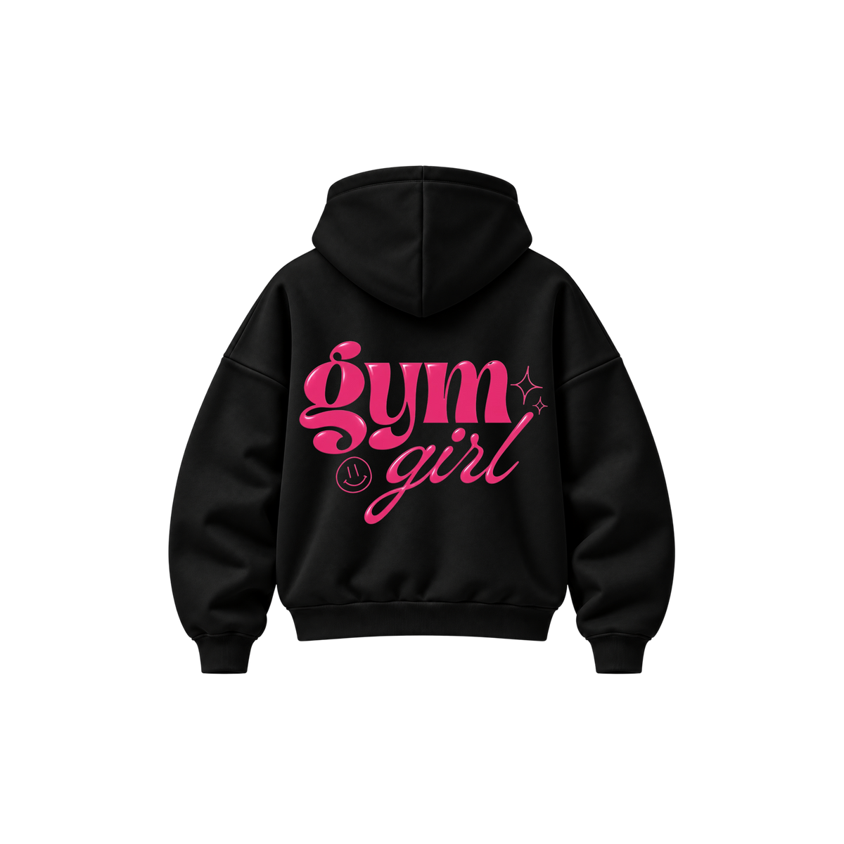 Skinny Bitch Power Girl Black Hoodie