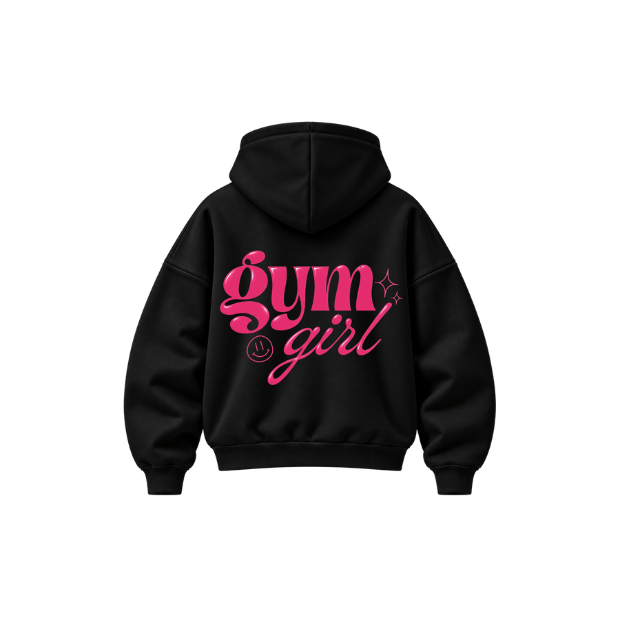 Skinny Bitch Power Girl Black Hoodie