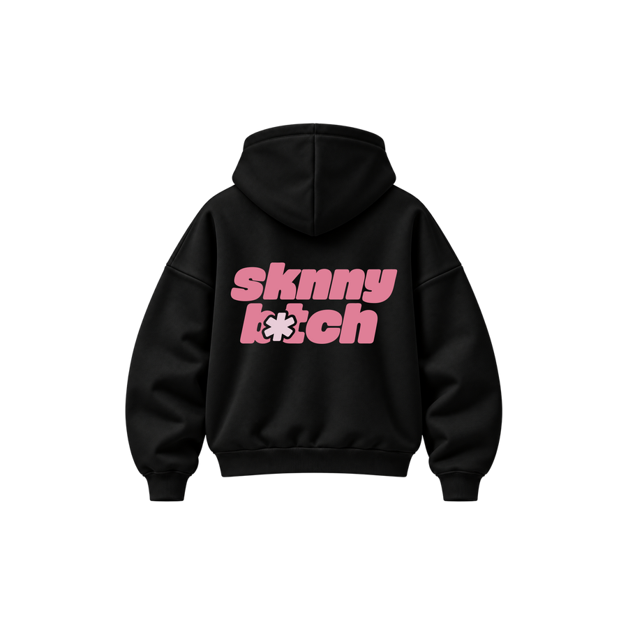 Skinny Bitch Rebel Muse Black Hoodie