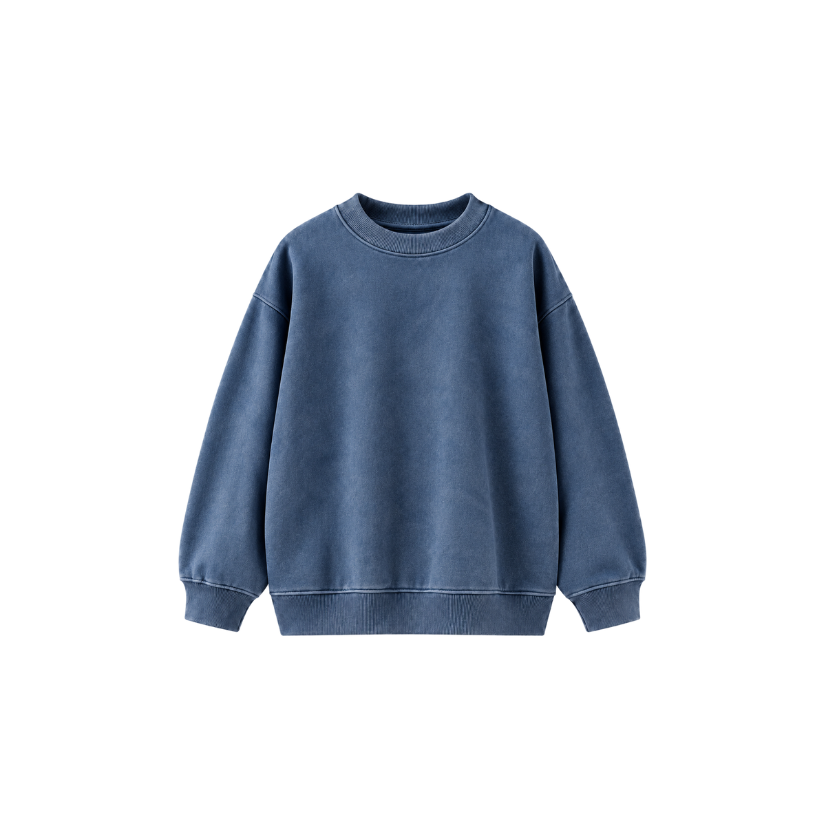 Skinny Bitch Sculpt Club Blue Acid Wash Sweatshirt