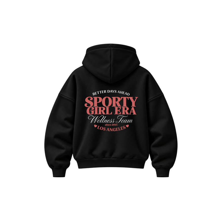 Skinny Bitch Sporty Era Black Hoodie