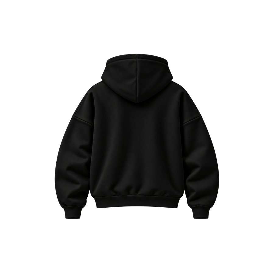 Skinny Bitch Varsity Femme Black Hoodie