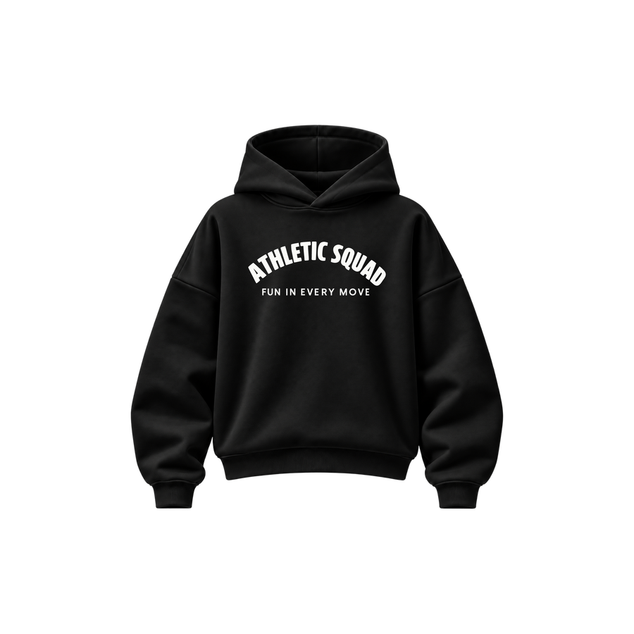 Skinny Bitch Varsity Femme Black Hoodie