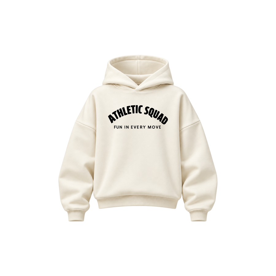 Skinny Bitch Varsity Femme Off White Hoodie