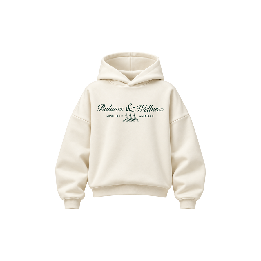 Skinny Bitch Wellness Muse Off White Hoodie
