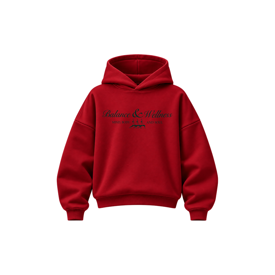 Skinny Bitch Wellness Muse Red Hoodie