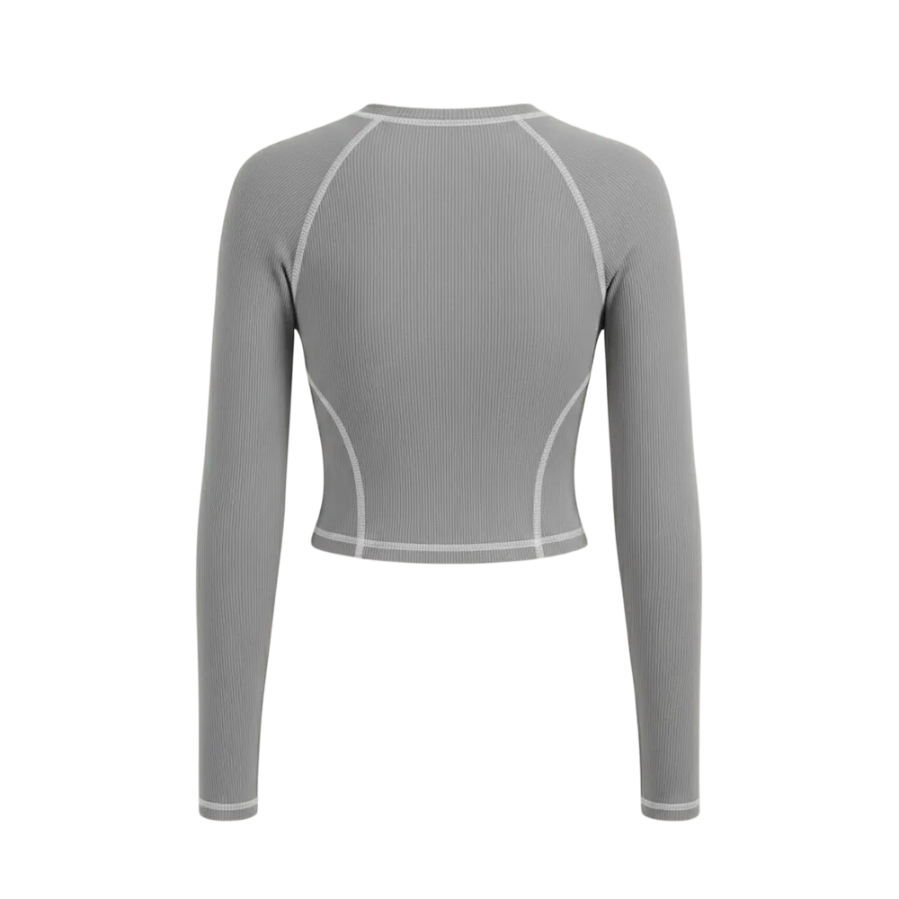 Sknny B*tch Aero Sculpt Gray Active Tee