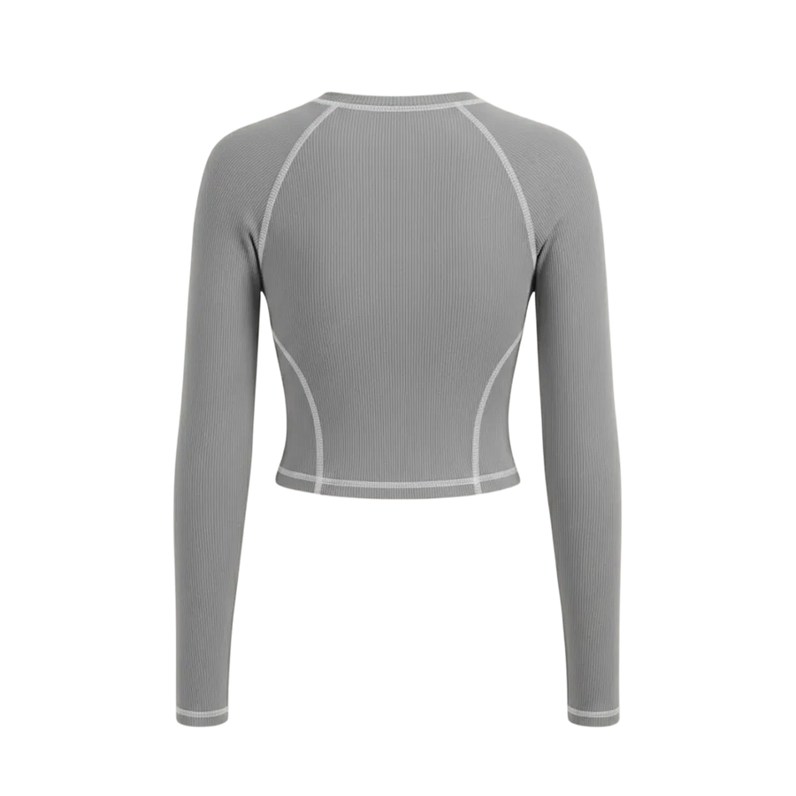 Sknny B*tch Aero Sculpt Gray Active Tee