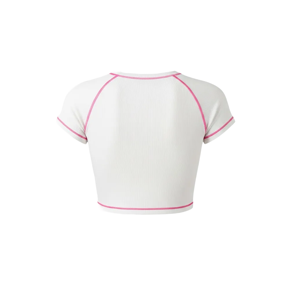 Sknny B*tch Aero White Active Tee