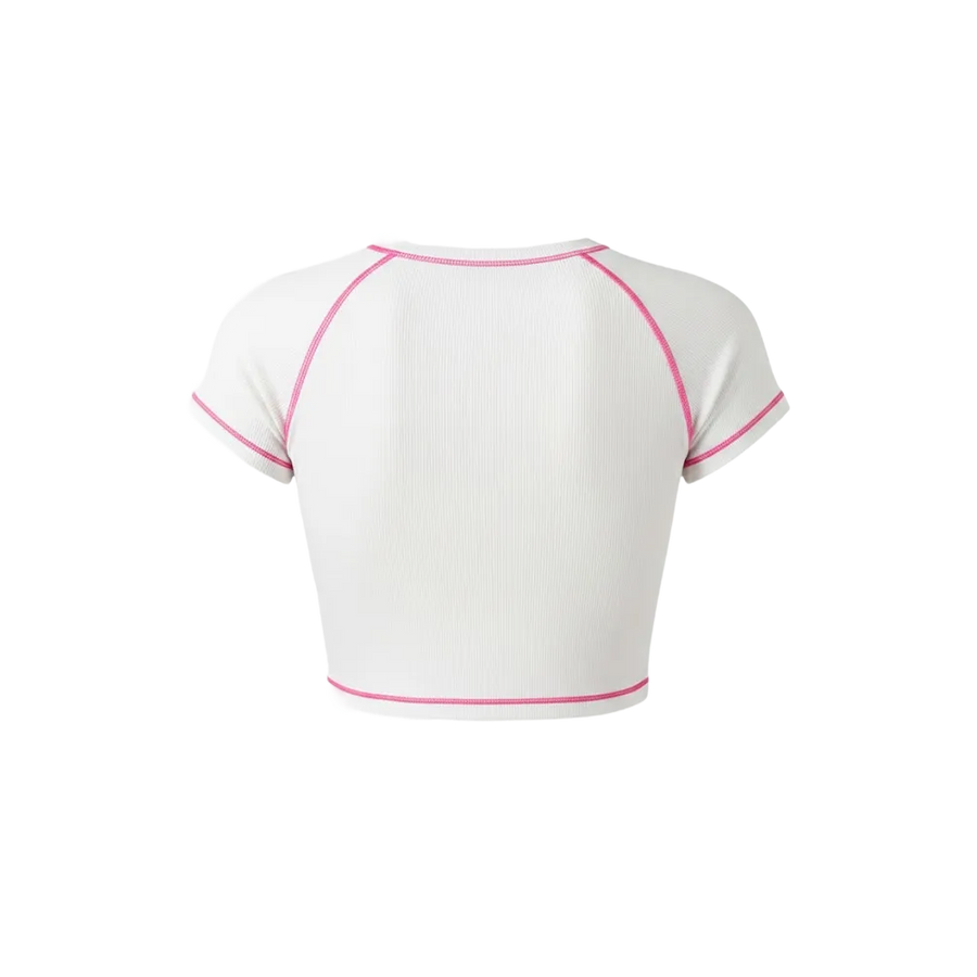 Sknny B*tch Aero White Active Tee