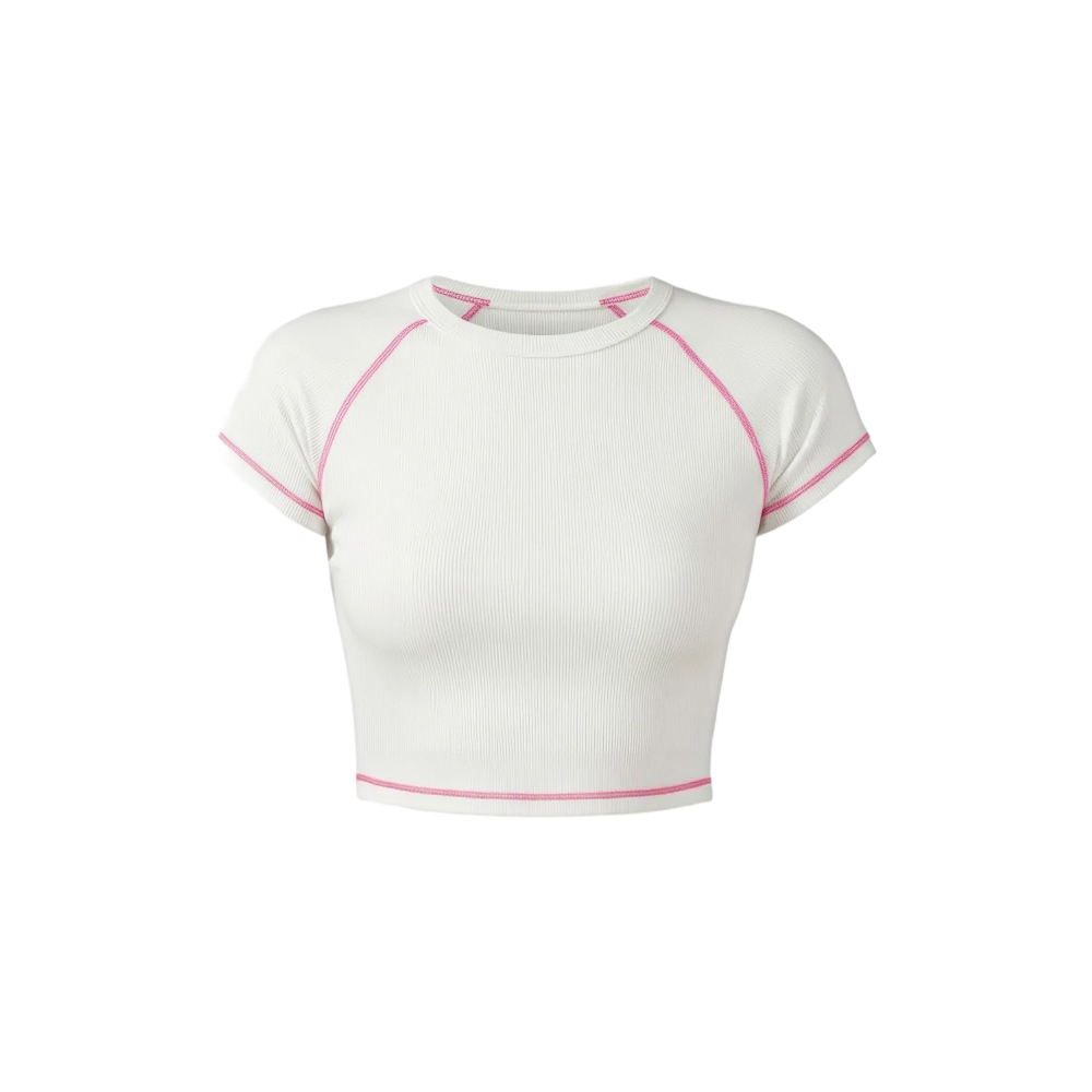 Sknny B*tch Aero White Active Tee
