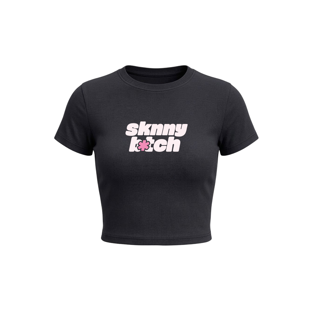 Sknny B*tch Signature Sculpt Black Tee