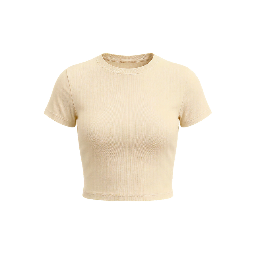 Sknny B*tch Core Sculpt Butter Yellow Tee