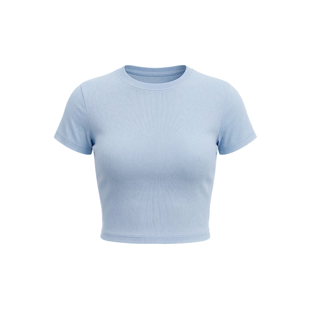 Sknny B*tch Core Sculpt Powder Blue Tee