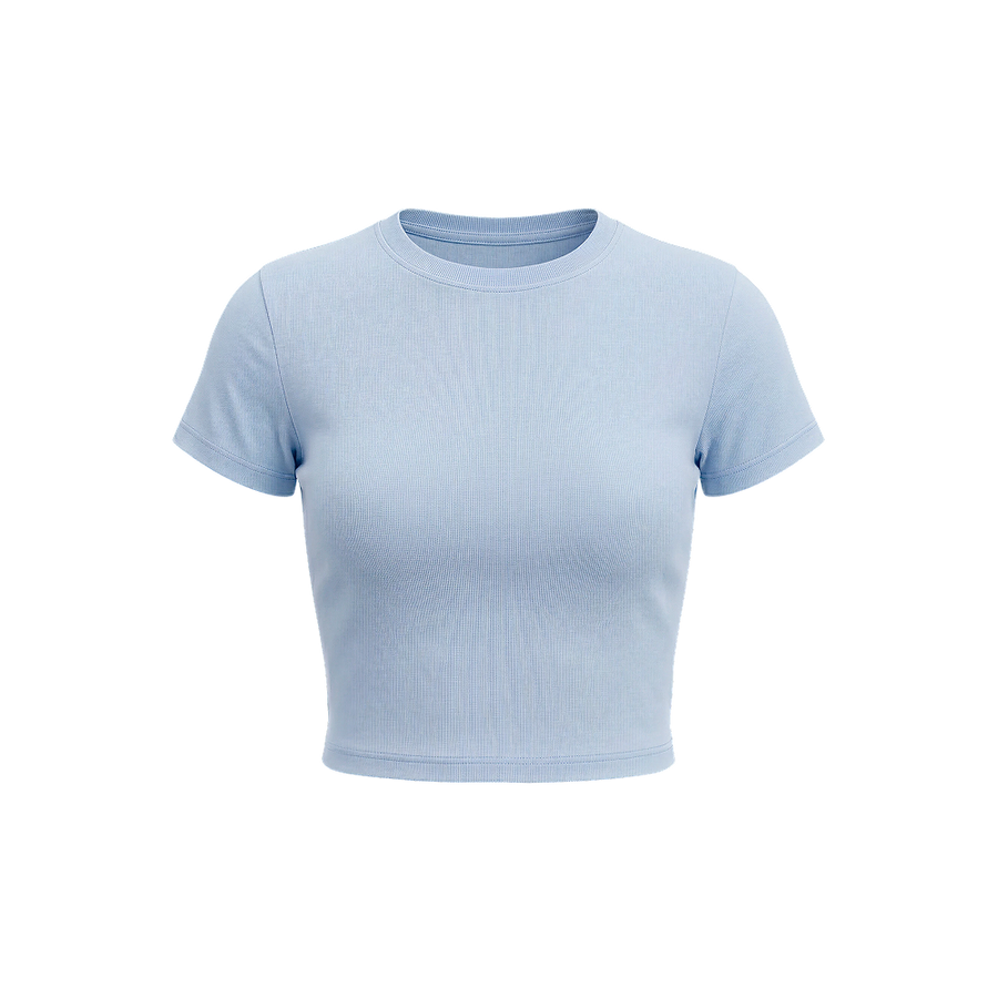 Sknny B*tch Core Sculpt Powder Blue Tee