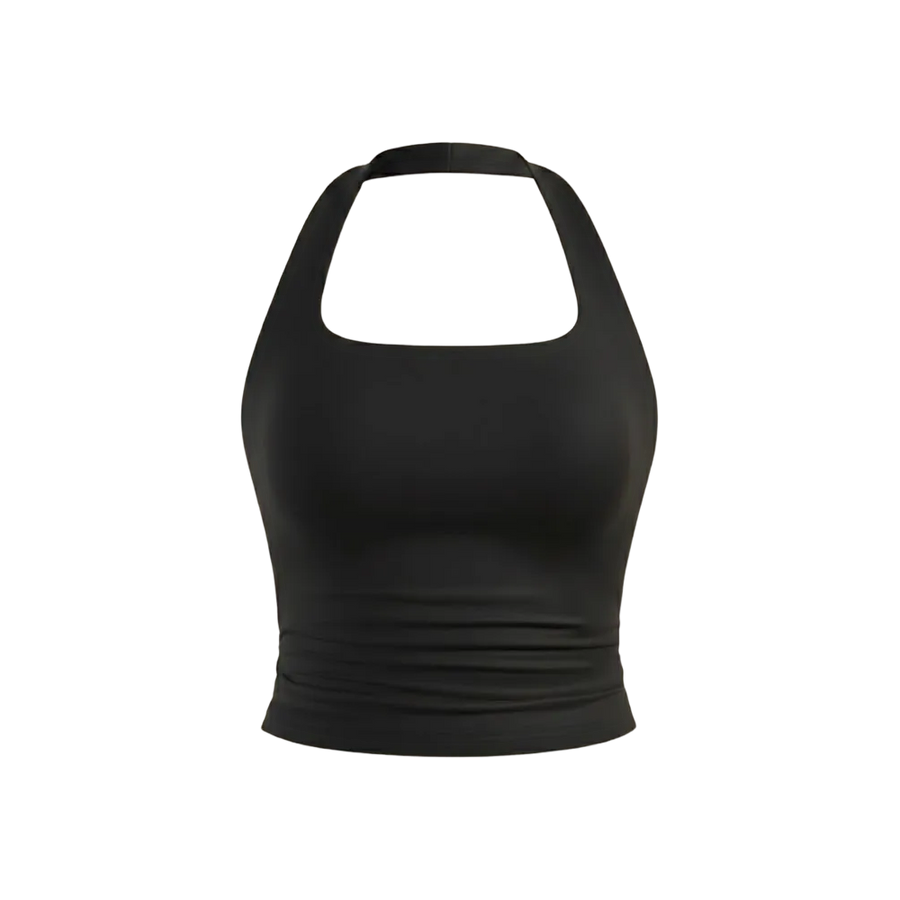 Sknny B*tch Halo Black Halter Top