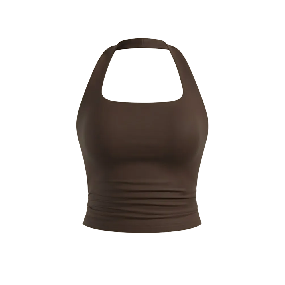 Sknny B*tch Halo Cocoa Halter Top