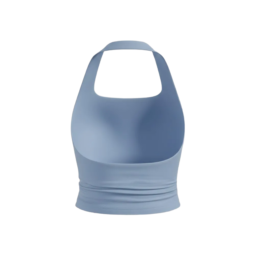 Sknny B*tch Halo Powder Blue Halter Top