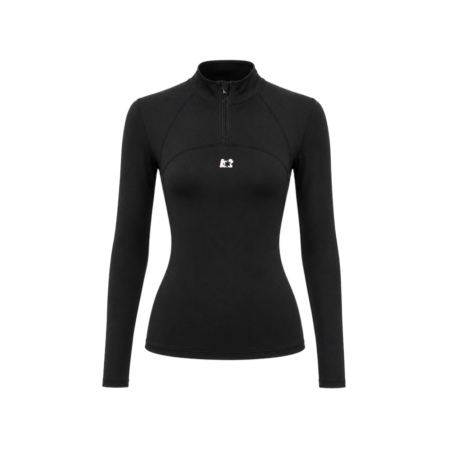 Sknny B*tch Motion Muse Black Half Zip