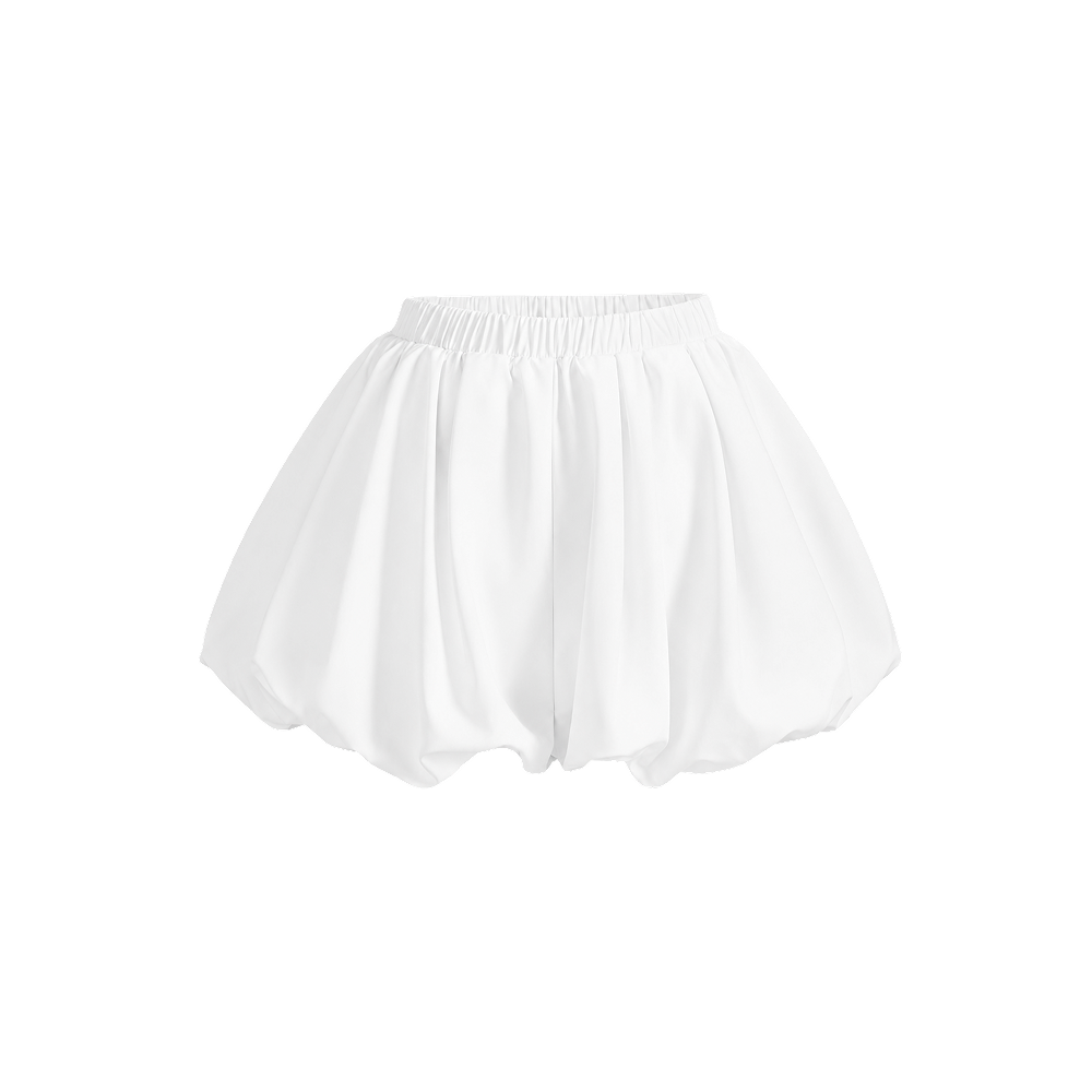 Sknny B*tch Noir Muse White Bubble Skort