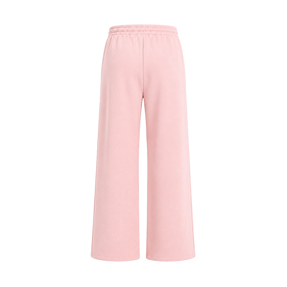 Sknny B*tch Powder Pink Sculpt Wide Leg Sweatpants