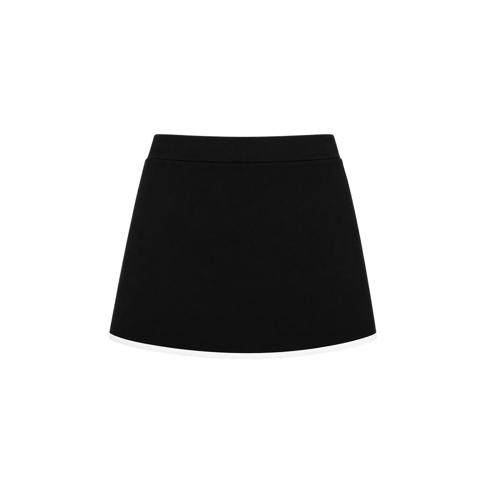 Sknny B*tch Sculpt Court Black Skort