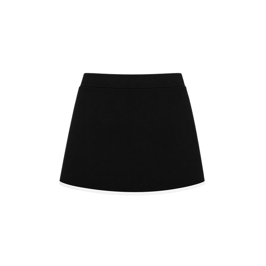Sknny B*tch Sculpt Court Black Skort