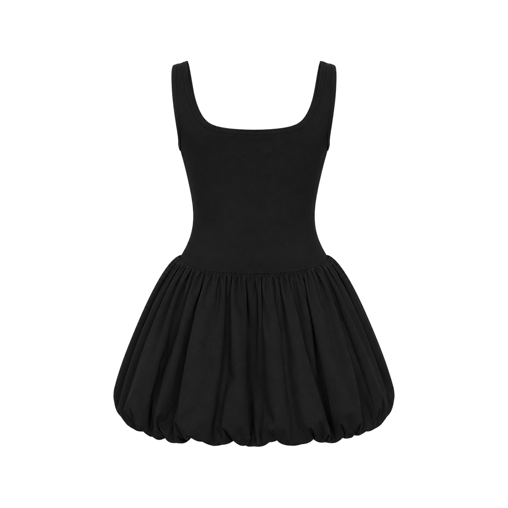 Sknny B*tch Sculpt Muse Black Active Dress