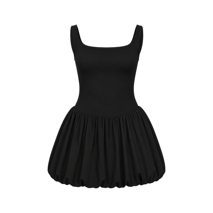 Sknny B*tch Sculpt Muse Black Active Dress