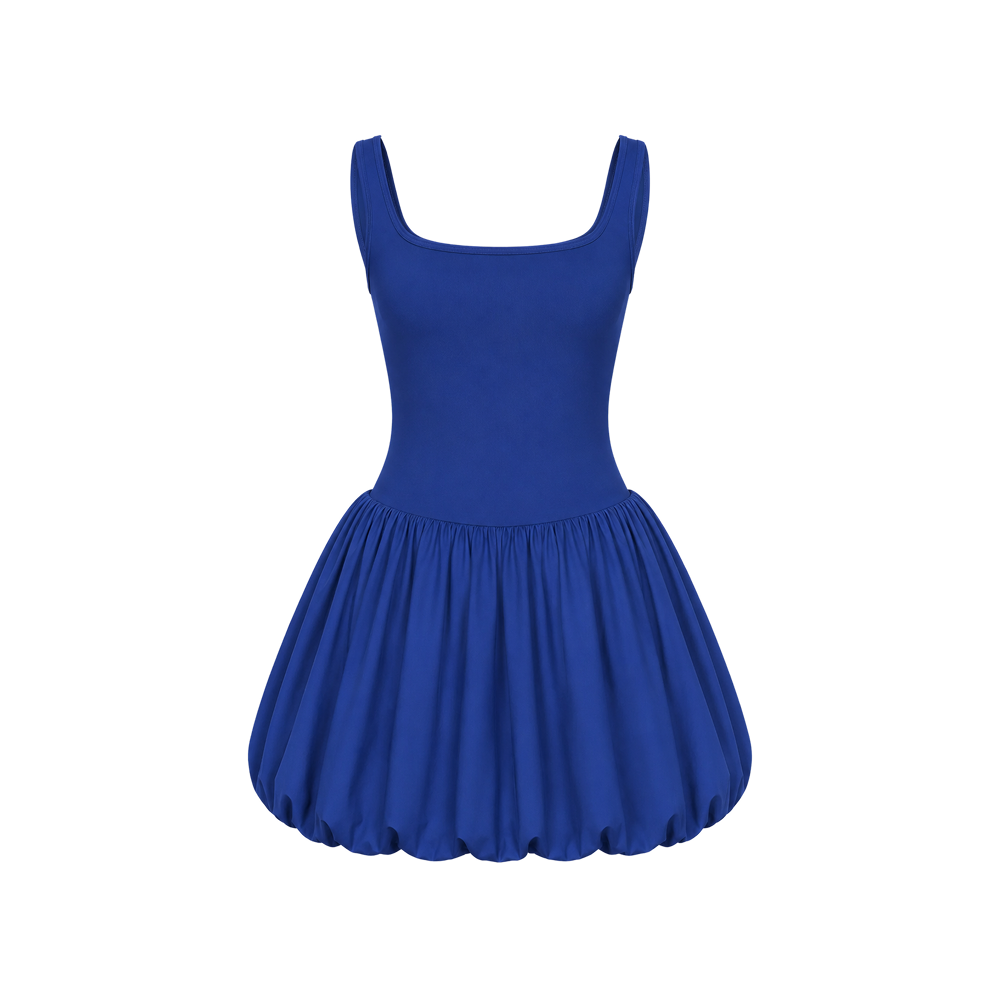 Sknny B*tch Sculpt Muse Blue Active Dress