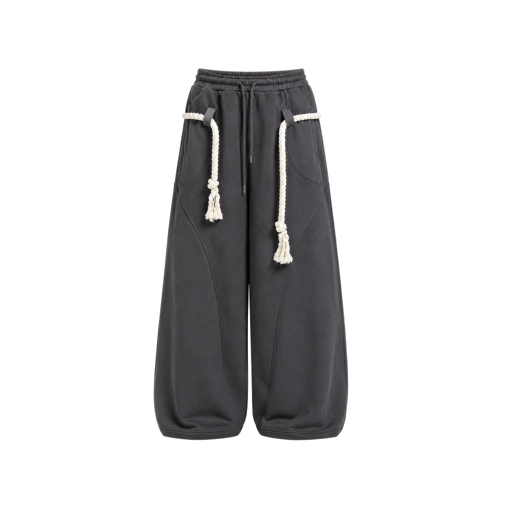 Sknny B*tch Signature Gray Rope Sweatpants