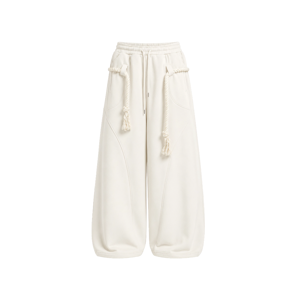 Sknny B*tch Signature Off White Rope Sweatpants
