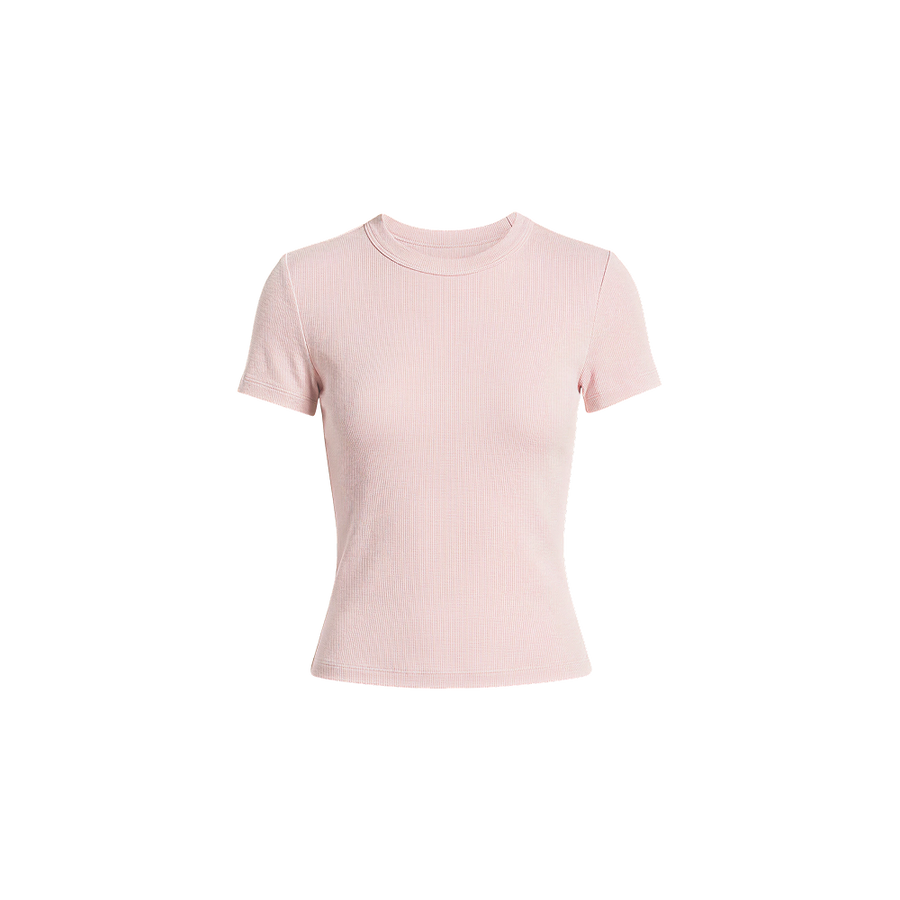 Sknny B*tch Snatched Active Powder Pink Tee