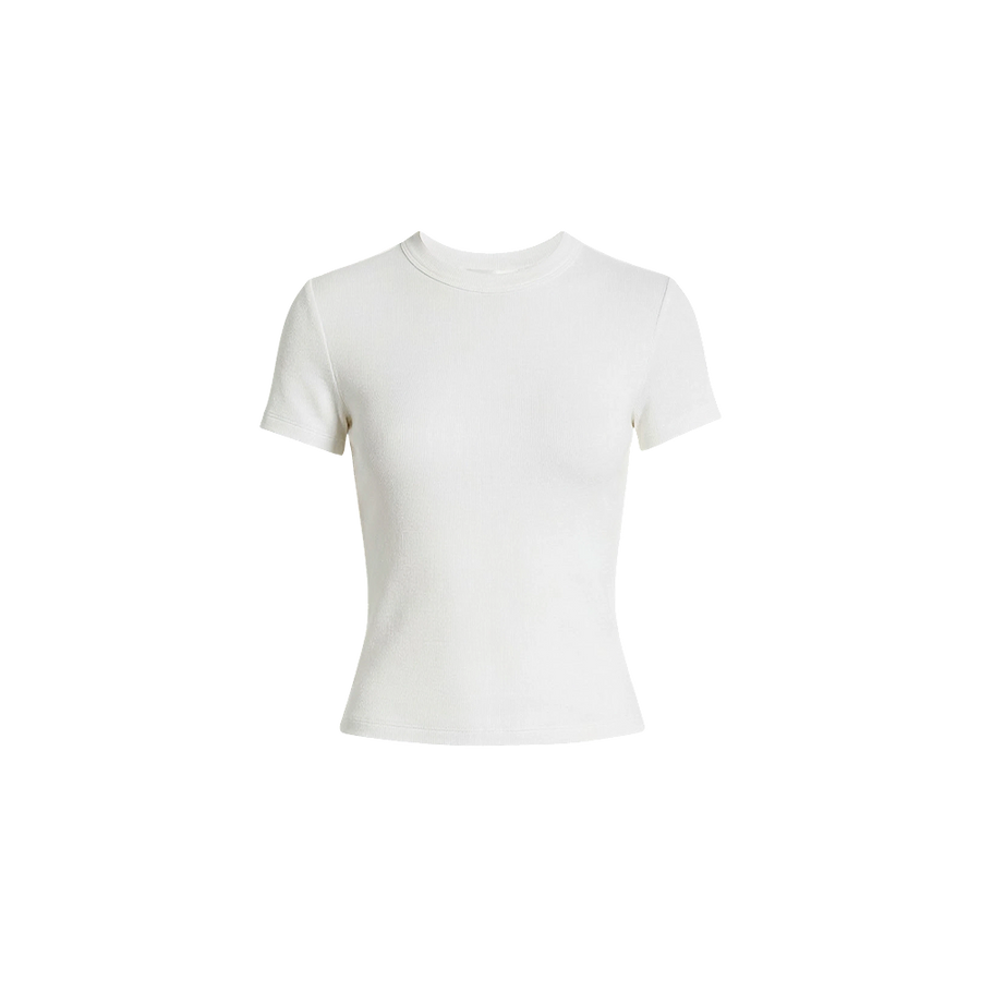 Sknny B*tch Snatched Active White Tee