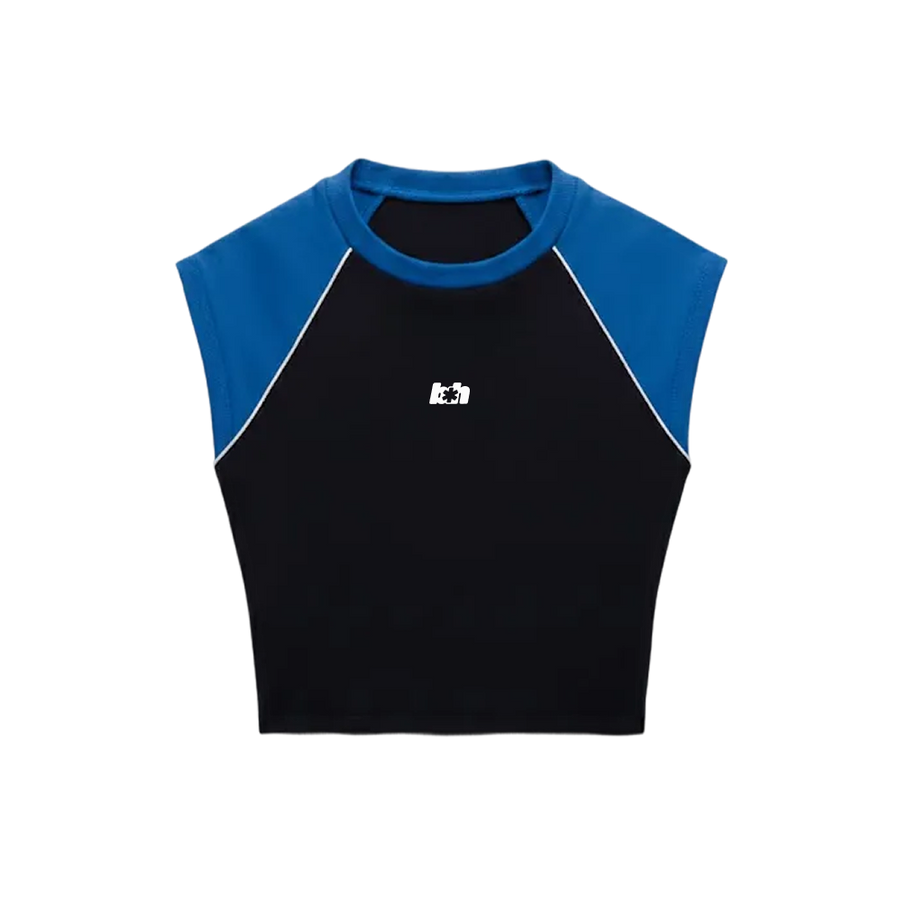 Sknny B*tch Velocity Blue Crop Top