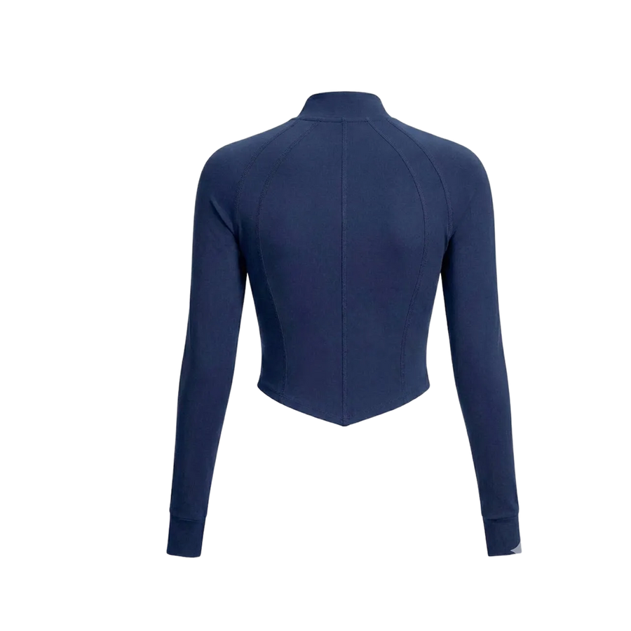 Sknny B*tch Women CropZip Navy Pullover