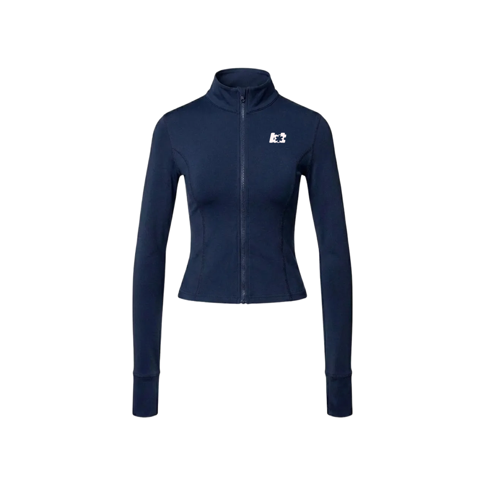 Sknny B*tch Women Zip Navy Pullover