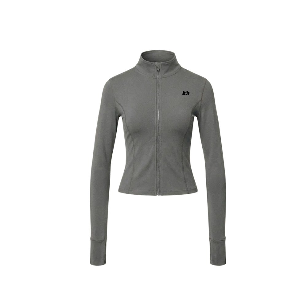 Sknny B*tch Women Zip Grey Pullover
