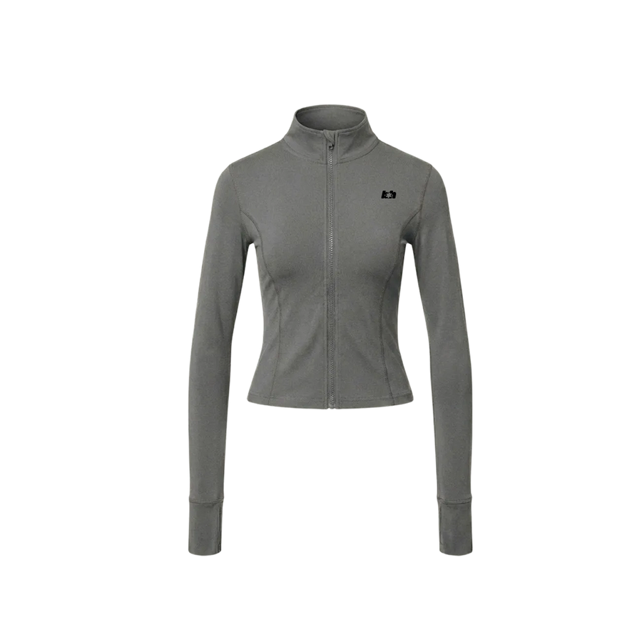 Sknny B*tch Women Zip Grey Pullover